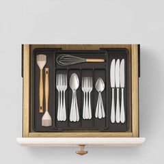 Expandable Silverware Organizer – Adjustable Kitchen Utensil Tray