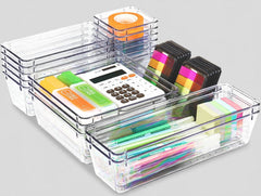 25 Pcs Drawer Organizer Set | 4 Sizes