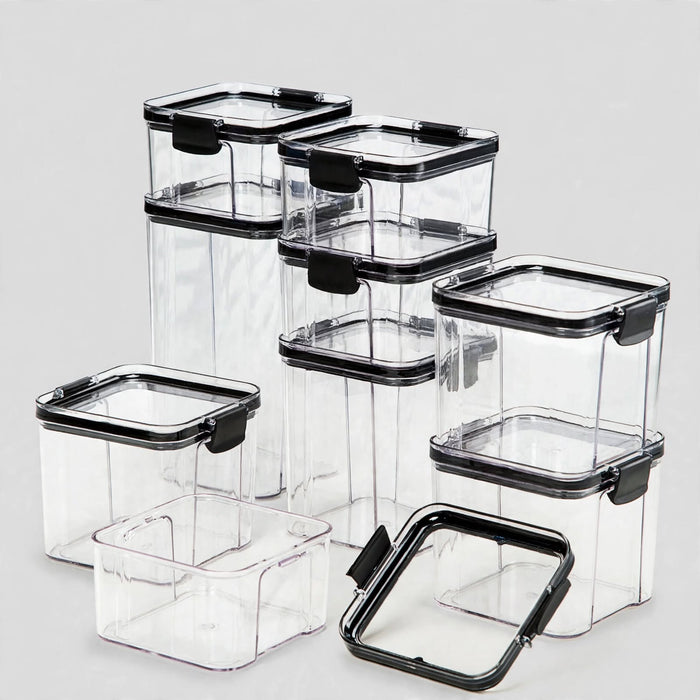 Airtight Food Storage Containers – Kitchen Dry Goods Organizer