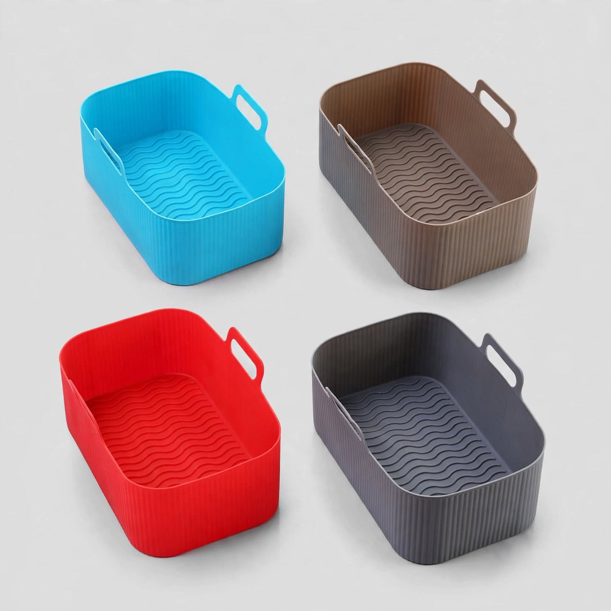Large Silicone Air Fryer Tray | Reusable Air Fryer Liner